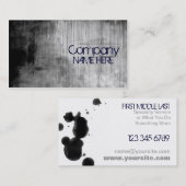 絵を描黒 名刺 (正面/裏面)