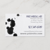 絵を描黒 名刺 (裏面)