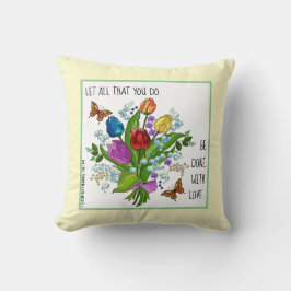 絵を描1コリント16:14 クッション