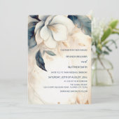 絵を描3次元花 招待状 (スタンド正面)