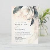 絵を描3次元花 招待状 (スタンド正面)