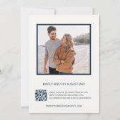 絵を描3次元花 招待状 (裏面)