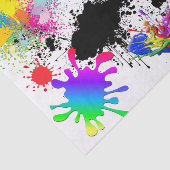 絵を描（ばちゃばちゃ）跳ねるティッシュペーパー 薄葉紙 (詳細)