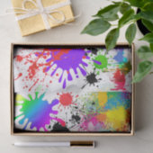 絵を描（ばちゃばちゃ）跳ねるティッシュペーパー 薄葉紙 (ギフト)