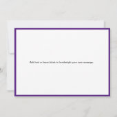 絵を描(ばちゃばちゃ)跳ねるネオン写真サンキューカード サンキューカード (裏面)