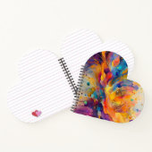 絵を描（ばちゃばちゃ）跳ねるパターン2 ノートブック (内部)