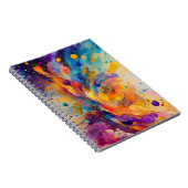 絵を描（ばちゃばちゃ）跳ねるパターン2 ノートブック (右側)