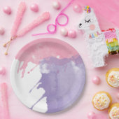 絵を描(ばちゃばちゃ)跳ねるパーティープレート ペーパープレート (パーティー)