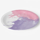 絵を描(ばちゃばちゃ)跳ねるパーティープレート ペーパープレート (アングル)