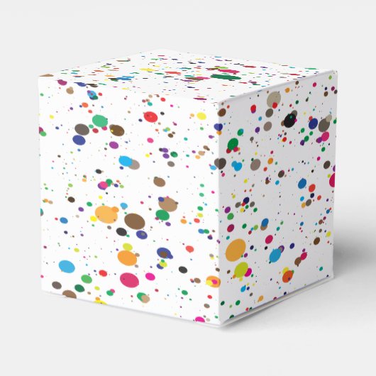 絵を描（ばちゃばちゃ）跳ねるパーティー箱 フェイバーボックス (裏面サイド)