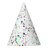 絵を描(ばちゃばちゃ)跳ねるパーティー パーティーハット (裏面)