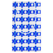 絵を描（ばちゃばちゃ）跳ねるユダヤ星 スモールペーパーバッグ (正面)