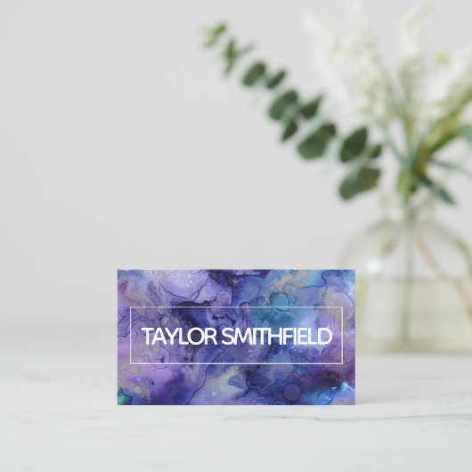 絵を描（ばちゃばちゃ）跳ねる名はっきりした刺 名刺 (スタンド正面)