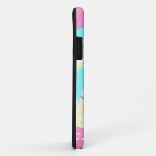 絵を描(ばちゃばちゃ)跳ねる抽象芸術 Case-Mate iPhoneケース (裏面/右)