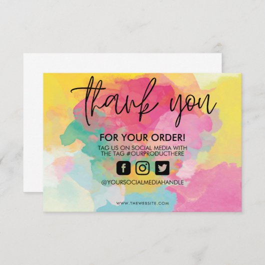 絵を描（ばちゃばちゃ）跳ねる水の色ありがとうメディア挿入 (正面/裏面)