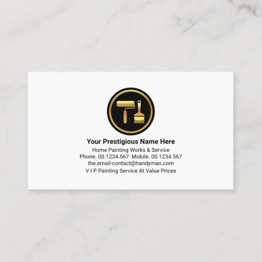 絵を描(ばちゃばちゃ)跳ねる画家サービス 名刺 (裏面)