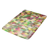 絵を描(ばちゃばちゃ)跳ねる秋の色離れ抽象芸術 バスマット (アングル)