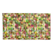 絵を描(ばちゃばちゃ)跳ねる秋の色離れ抽象芸術 枕カバー (裏面-右)