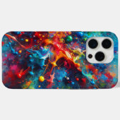 絵を描(ばちゃばちゃ)跳ねる電話カバー Case-Mate iPhoneケース (裏面 (横))