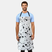 絵を描(ばちゃばちゃ)跳ねる エプロン (着用した状態)