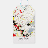 絵を描（ばちゃばちゃ）跳ねる ギフトタグ (裏面)