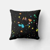 絵を描(ばちゃばちゃ)跳ねる クッション (裏面)