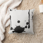 絵を描(ばちゃばちゃ)跳ねる クッション (ブランケット)