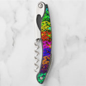 絵を描（ばちゃばちゃ）跳ねる ソムリエナイフ (正面)