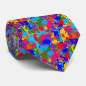 絵を描（ばちゃばちゃ）跳ねる ネクタイ (ロール)