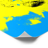 絵を描(ばちゃばちゃ)跳ねる – モトクロスライダー ポスター (角)