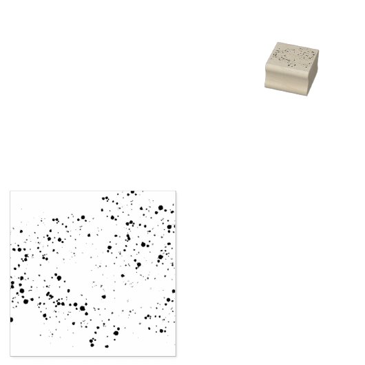 絵を描(ばちゃばちゃ)跳ねる ラバースタンプ (押印)