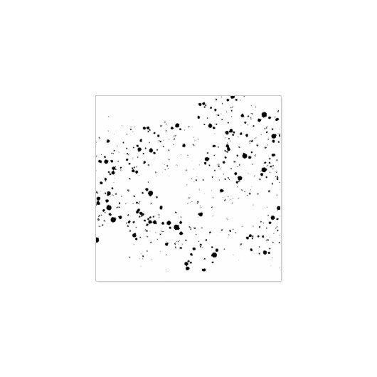 絵を描(ばちゃばちゃ)跳ねる ラバースタンプ (インプリント)