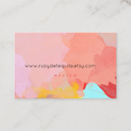 絵を描(ばちゃばちゃ)跳ねる 名刺