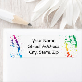 [絵を描（ばちゃばちゃ）跳ねる]抽象芸術モダンアーティストホワイト ラベル