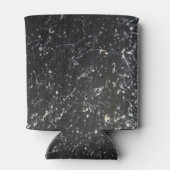 絵を描(ばちゃばちゃ)跳ねる |木炭と白 缶クーラー (裏面)