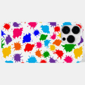 絵を描(ばちゃばちゃ)跳ねる Case-Mate iPhoneケース (裏面 (横))