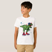 絵を描(ばちゃばちゃ)跳ねるTシャツ Tシャツ (正面フル)