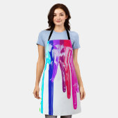 絵を描 エプロン (着用した状態)