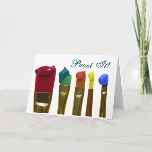 絵を描 カード (正面)