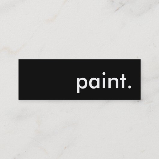 絵を描. スキニー名刺 (正面)