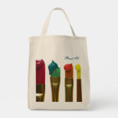 絵を描 トートバッグ (裏面)