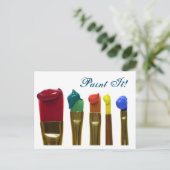 絵を描 ポストカード (スタンド正面)