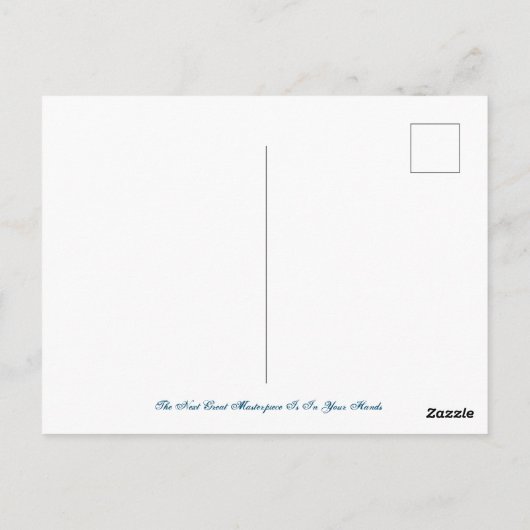 絵を描 ポストカード (裏面)