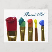 絵を描 ポストカード (正面)