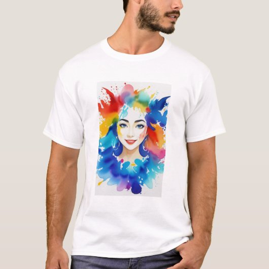 絵を描#8 Tシャツ (正面)