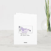 絵を描 Bunting Greeting Card カード (裏面)