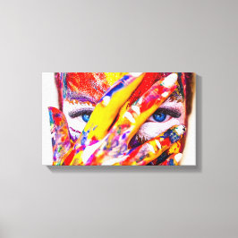 絵を描 | Zazzle_Growshop。 キャンバスプリント