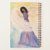 絵を描Angels Spiral Notebook (5.5 x 8.5) ノートブック (裏面)