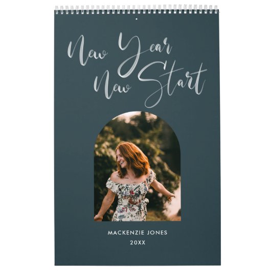 絵を描Archパーソナライズされた Photo Calendar カレンダー (カバー)