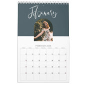 絵を描Archパーソナライズされた Photo Calendar カレンダー (2月 2026)
